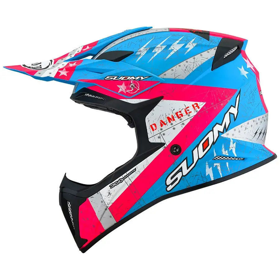 Casco Cross Suomy X-WING JETFIGHTER MATT Rosa 2 Casco Cross Suomy X-WING JETFIGHTER MATT Rosa - immagine 2