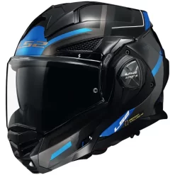Casco Modulare LS2 FF901 ADVANT X SPECTRUM Nero Titanio Blu ECE 22-06