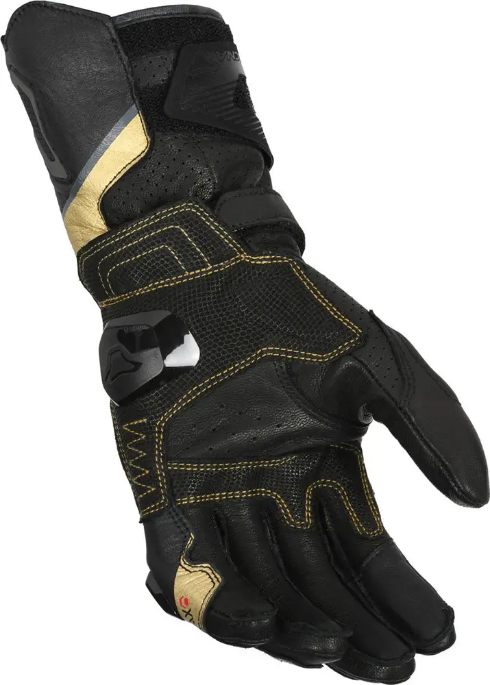 Guanti Moto Donna Estivi Macna Protego Nero Gold 2 Guanti Moto Donna Estivi Macna Protego Nero Gold - immagine 2