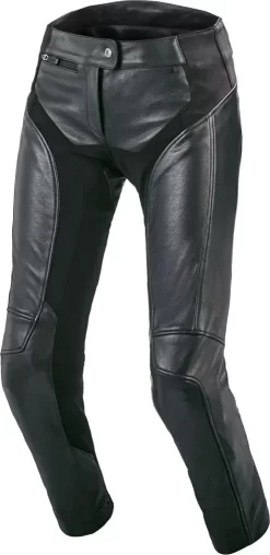Pantaloni Moto Donna Pelle Macna Mohita Nero
