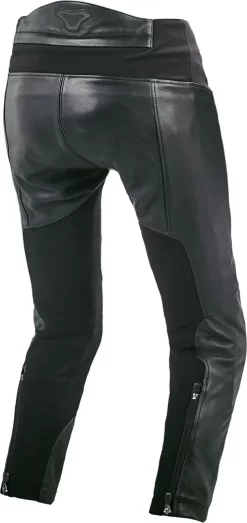 Accessori Moto -Accessori Moto pantaloni moto donna pelle macna mohita nero2