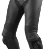 Pantaloni Moto Pelle Estivi Rev'it Vertex GT Nero