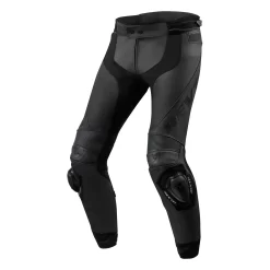 Pantaloni Moto Pelle Rev'it Apex Nero Norma