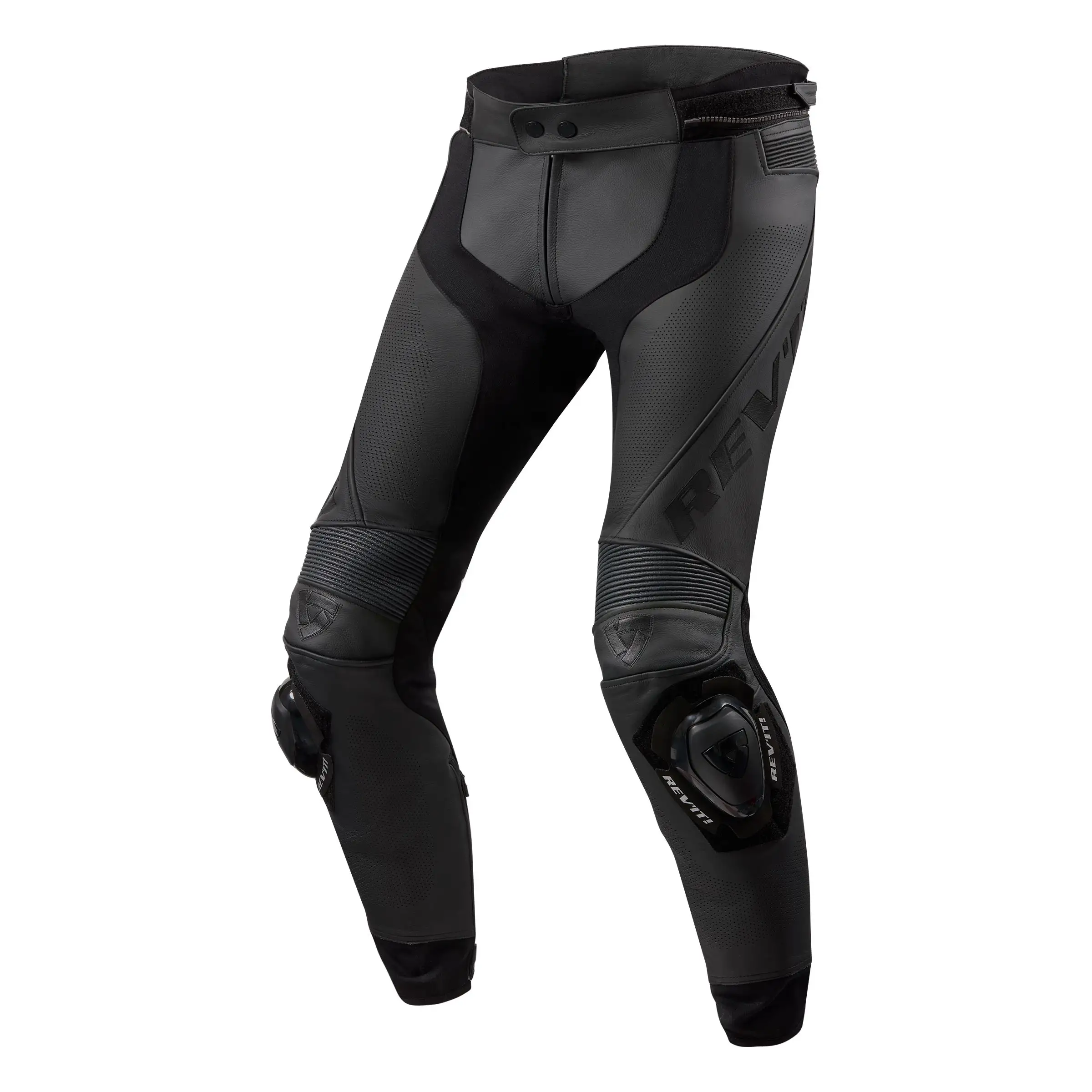 Pantaloni Moto Pelle Rev'it Apex Nero Norma 1 Pantaloni Moto Pelle Rev'it Apex Nero Norma