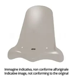 GIVI 7053A Parabrezza Specifico Trasparente Serigrafia - 52 X 76