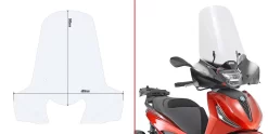 Givi Parabrezza Trasparente Piaggio Beverly 300 HPE 2021