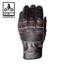 Guanti Moto Pelle Estivi Carburo VEGA Certificati CE Marrone