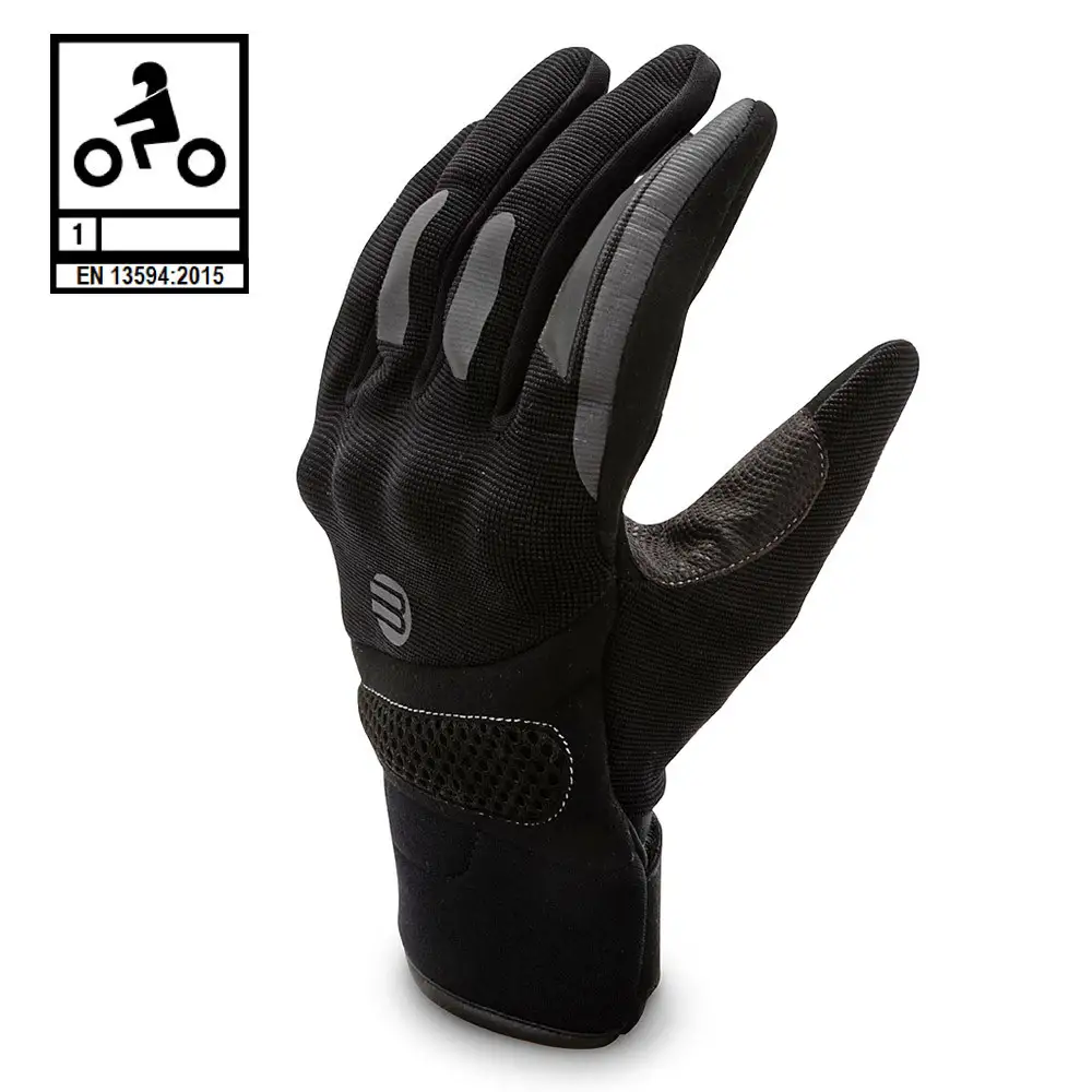 Guanti Moto Estivi Befast ISLAND CE Certificati Nero 1 Guanti Moto Estivi Befast ISLAND CE Certificati Nero