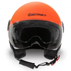 Kit Coppia Rapid III Arancio Fluo Opaco - 2 Caschi Jet Befast Doppia Visiera -Accessori Moto rapid matt orange fluo fronte 1 1