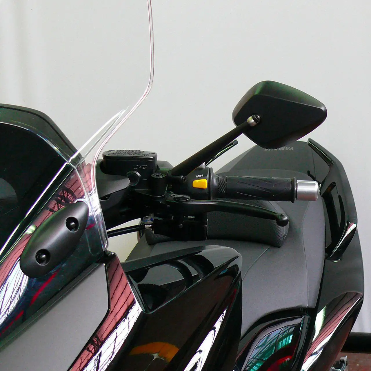 Specchio Retrovisore Universale FAR 7017 Omologato Biposizione Destro O Sinistro Nero - immagine 3