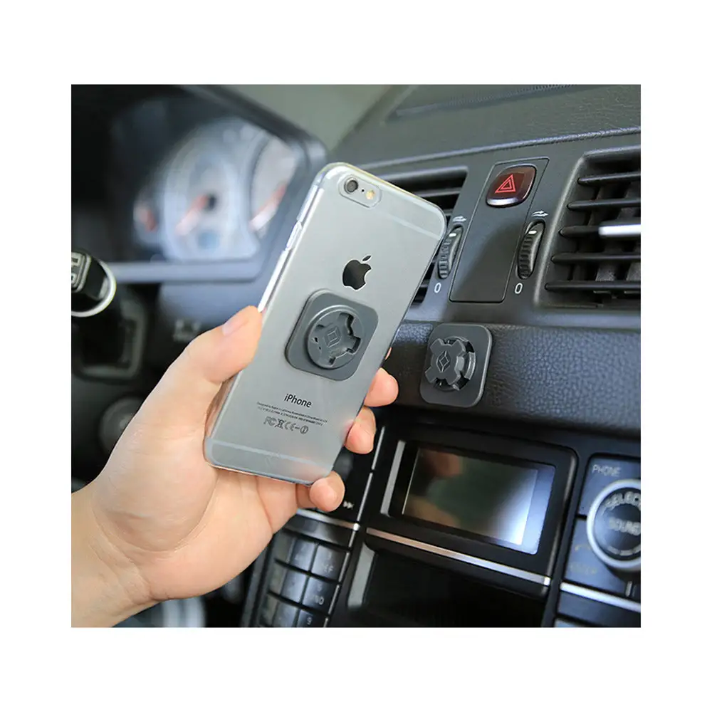 Supporto Adesivo Cube X-Guard Femmina Nero 2 Pezzi 2 Supporto Adesivo Cube X-Guard Femmina Nero 2 Pezzi - immagine 2