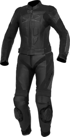 Tuta Moto Donna Pelle Divisibile Spyke ESTORIL SPORT LADY ZERO Nero