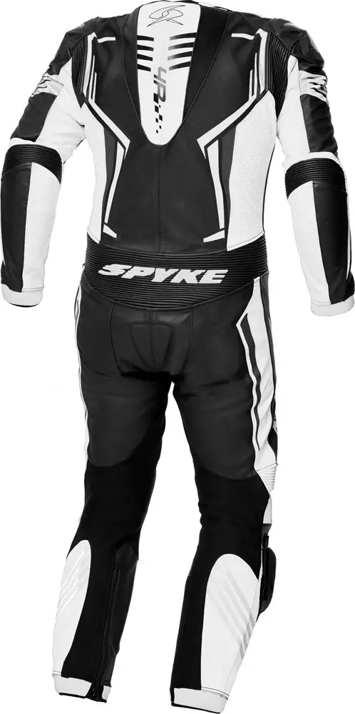 Tuta Moto Pelle Intera Estiva Spyke ASSEN RACE 2.0 Nero Bianco 2 Tuta Moto Pelle Intera Estiva Spyke ASSEN RACE 2.0 Nero Bianco - immagine 2