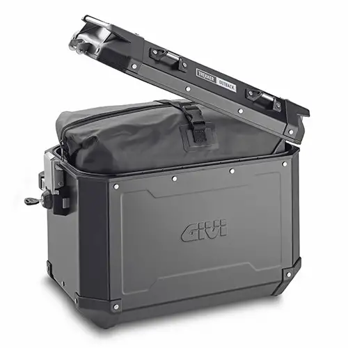 Valigia Laterale Destra Givi Trekker Outback 48lt Monokey In Alluminio Nero - immagine 4