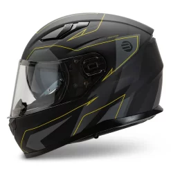 Kit Coppia Ventus III Nero Giallo - 2 Caschi Integrali Befast -Accessori Moto ventus nero giallo laterale sx 2